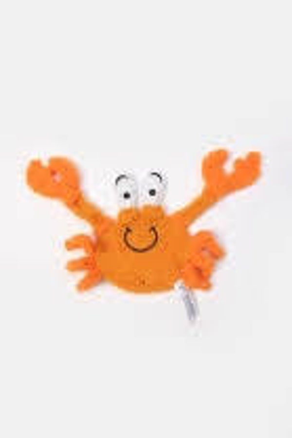 knuffeldoekje in velours, heremietkreeftje