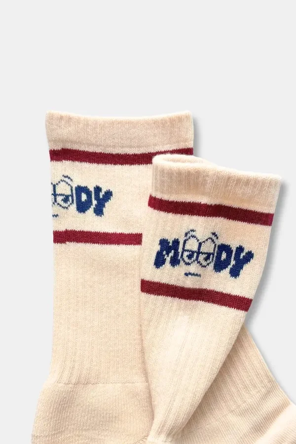 Gebroken witte sportsokken "Moody", maat 43-46