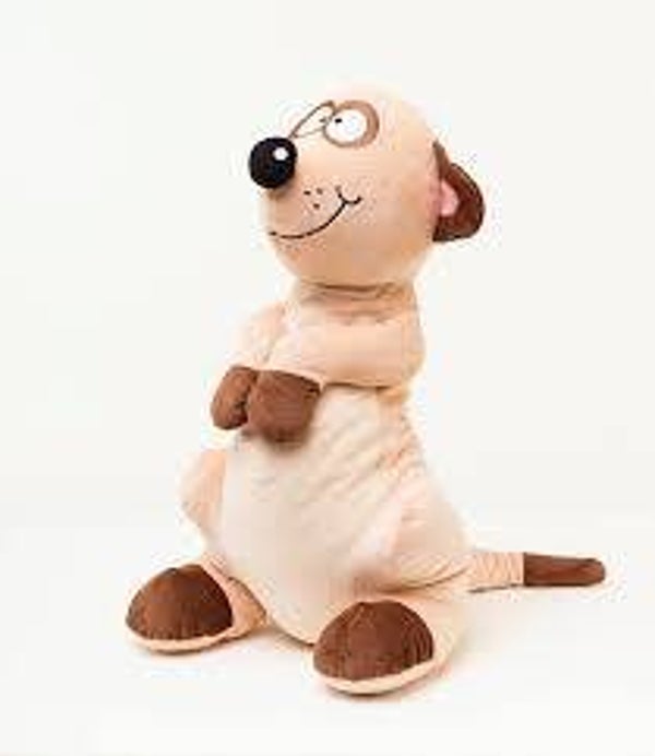 Knuffeltje van zachte velours, stokstaartje