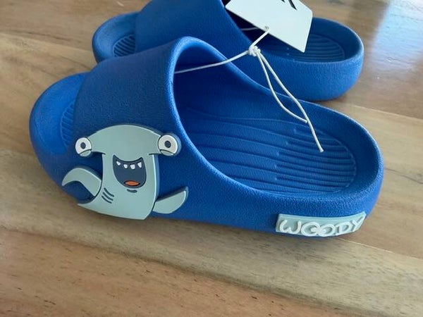Leuke zomerslippertjes, blauw - 29/30
