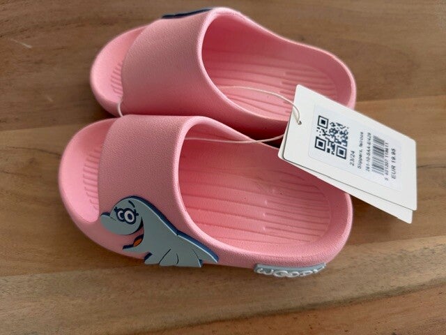 Leuke zomerslippertjes, roze - 35/36