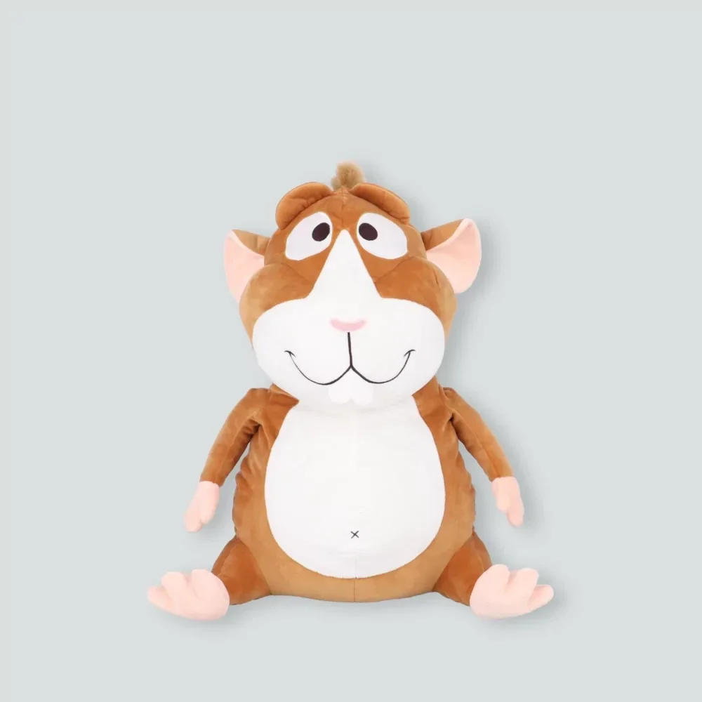 Knuffeltje van zachte velours, hamster