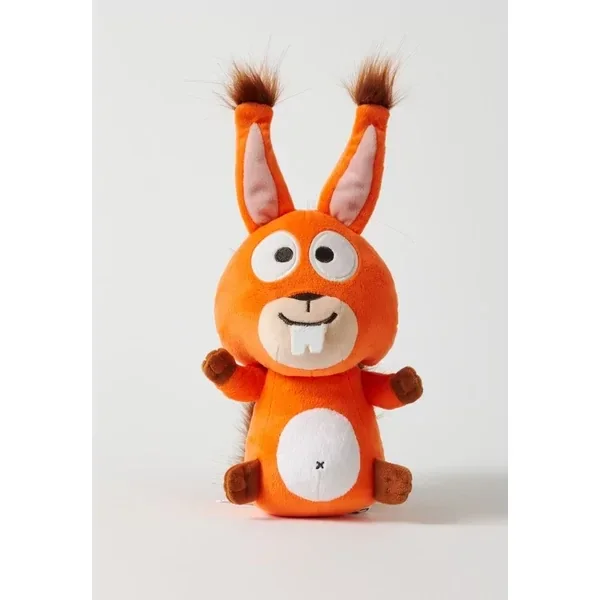 Knuffeltje van zachte velours, eekhoorn