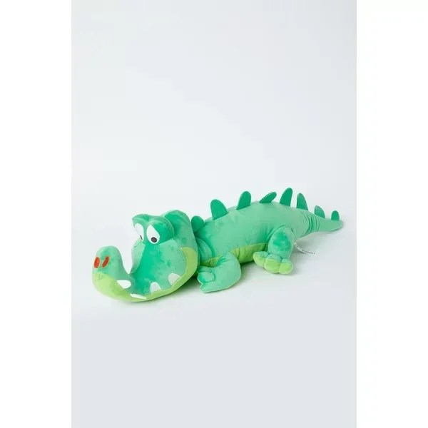 Knuffeltje van zachte velours, krokodil