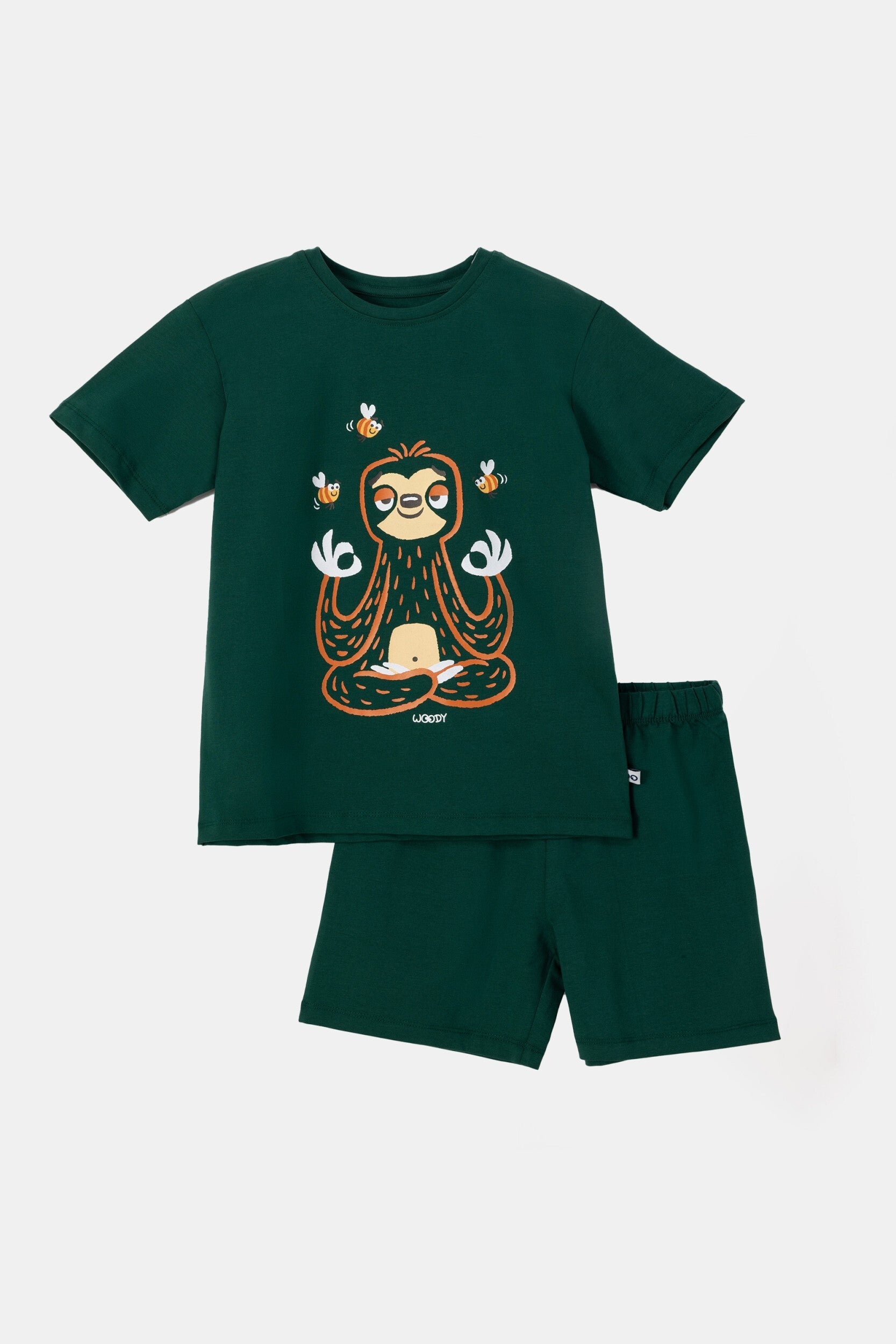 Meerkleurige pyjama van katoen, 4 jaar