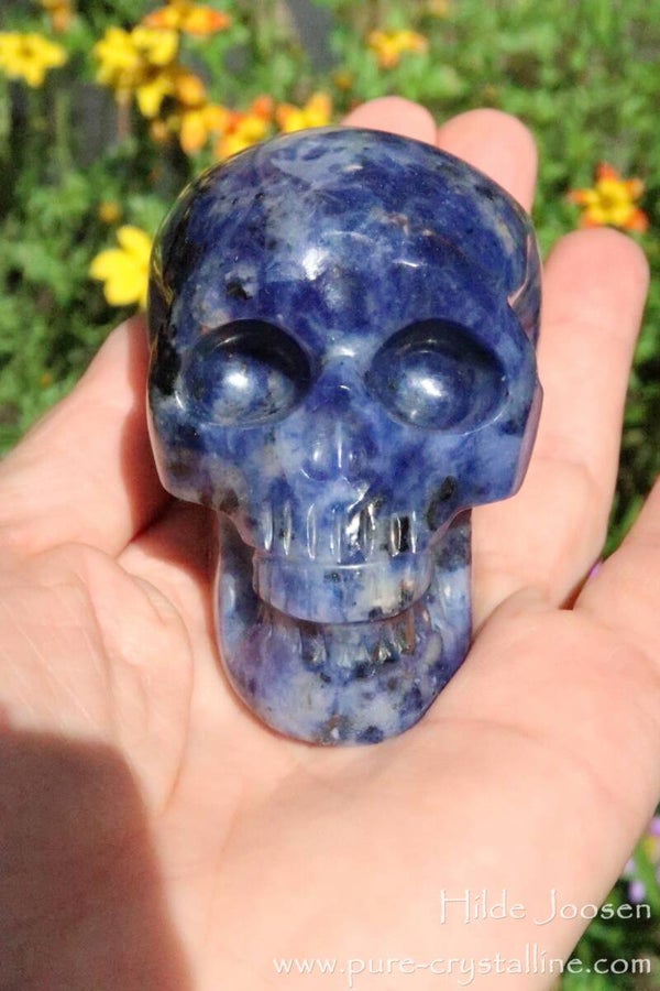 Sweet sodalite crystal skull!