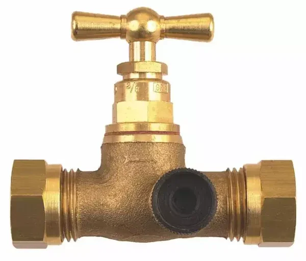 Robinet à bicônes avec purges