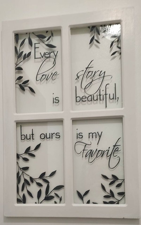 Window Pane Sign