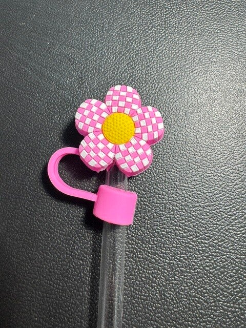 Checkered Pink Flower