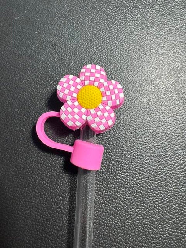 Checkered Pink Flower