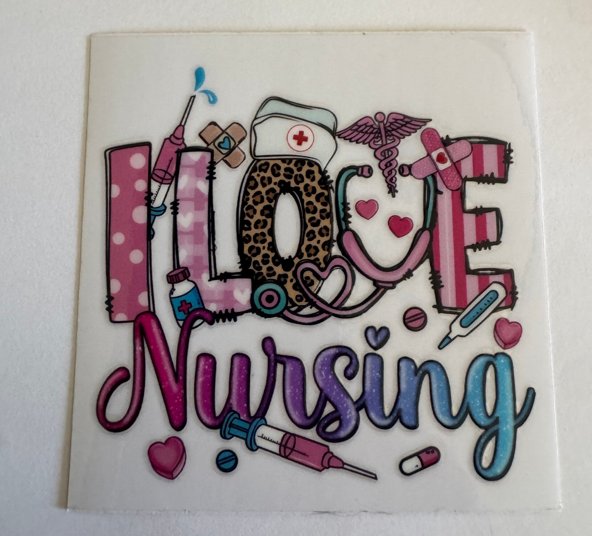 Love Nursing Decal