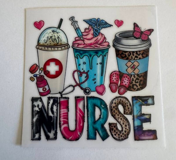Nurse Coffee Decal