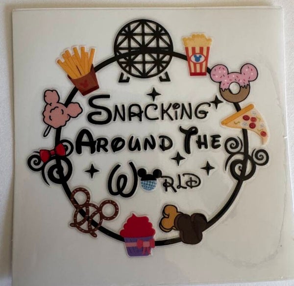 Snaking Around the World Decal