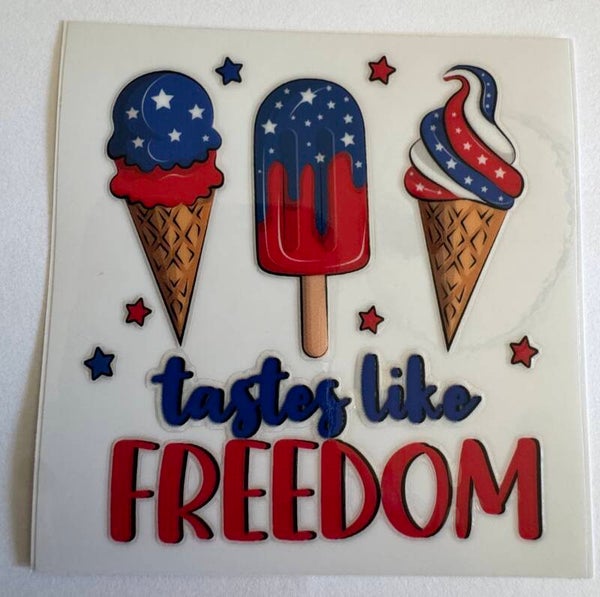 Tastes Like Freedom Decal