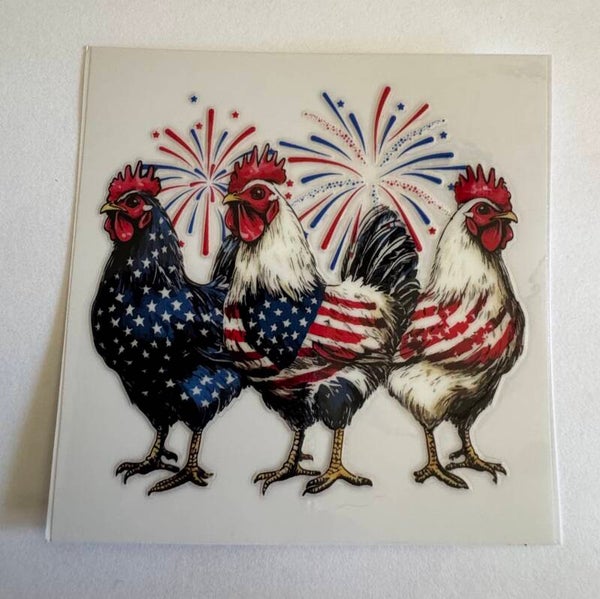 Roosters Decal