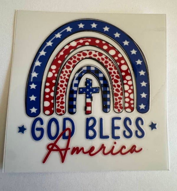 God Bless America Decal