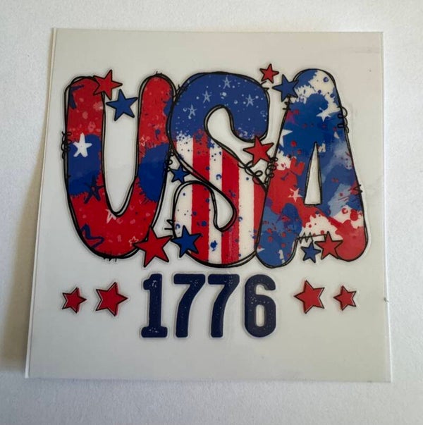 USA 1776 Decal