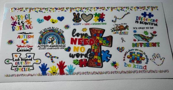 Autism Awareness Wrap