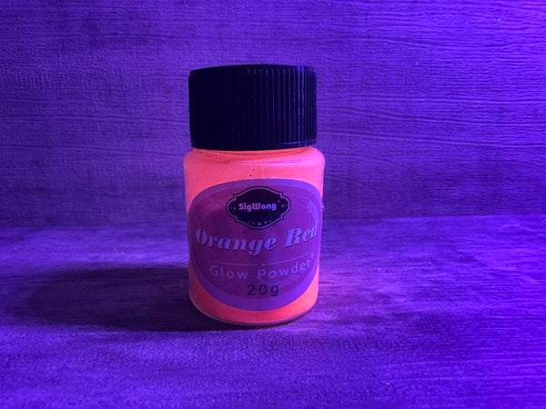 Glow In The Dark Orange Red