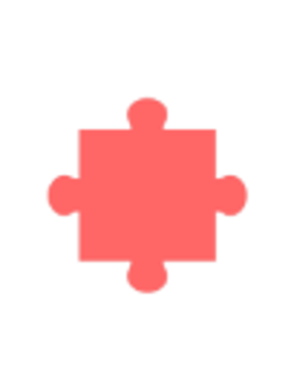 Red Puzzle Piece