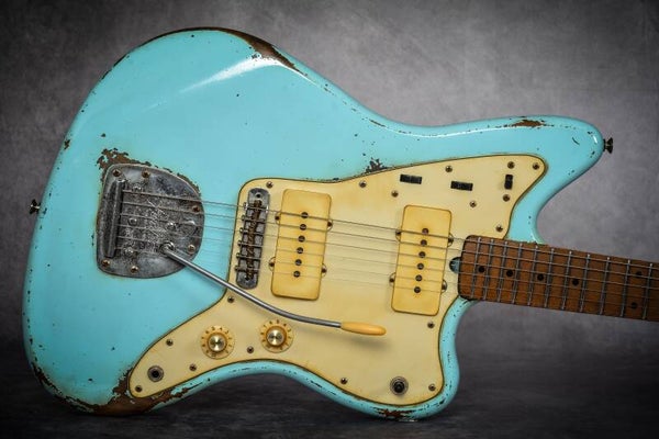 Relic Jazzmaster "Blue Oblivion" in Sonic Blue Nitro QPickups inkl. Case