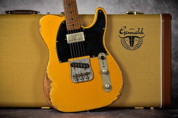 Custom Relic Tele "Lucille" Gemahl-Guitars Micawber PU's Set, Inklusive Case