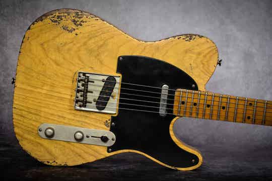 1951 Relic Tele "Melody Rocker" all Nitro Häussel PU's inklusive Case