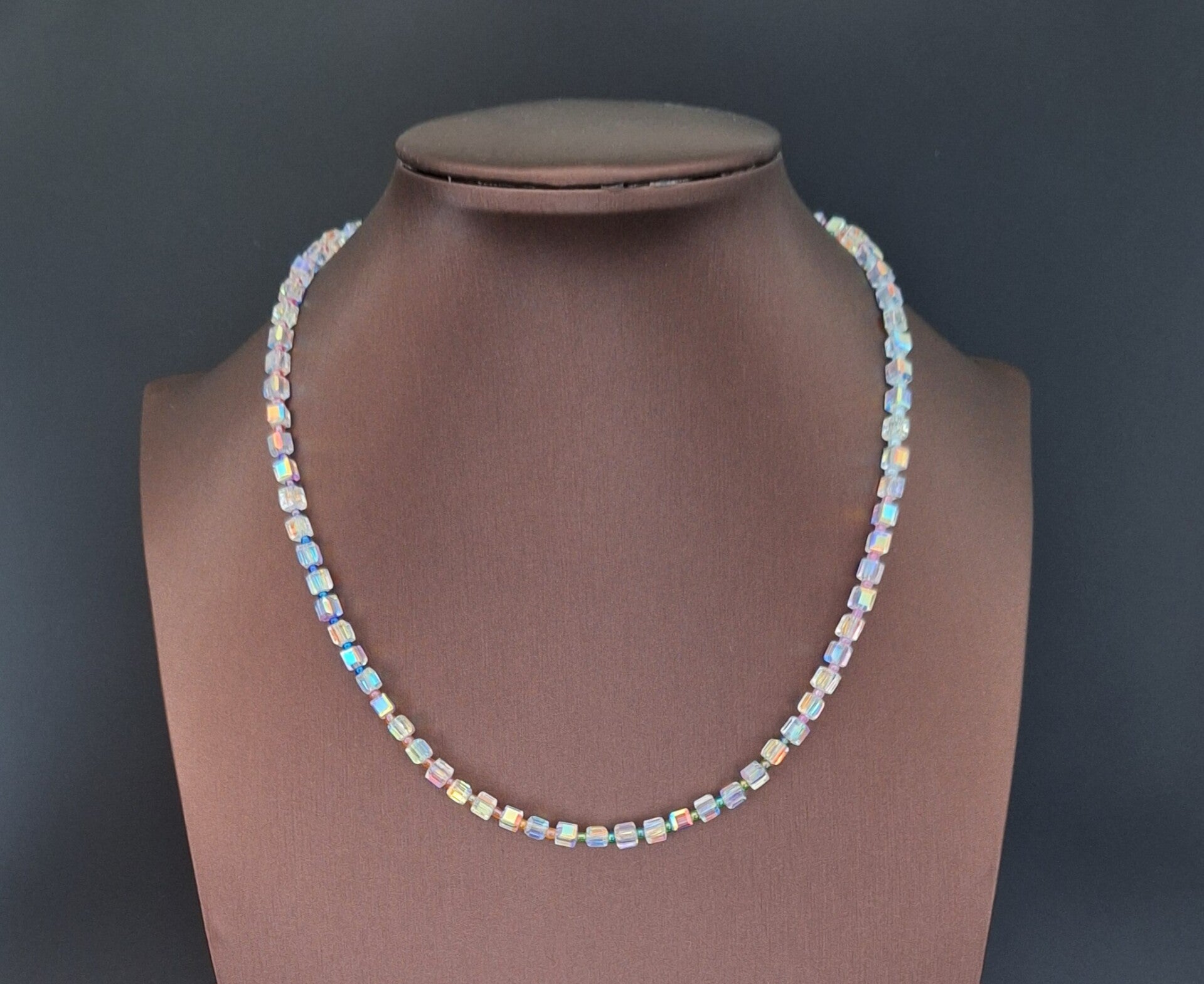 Regenboog Kristal ketting