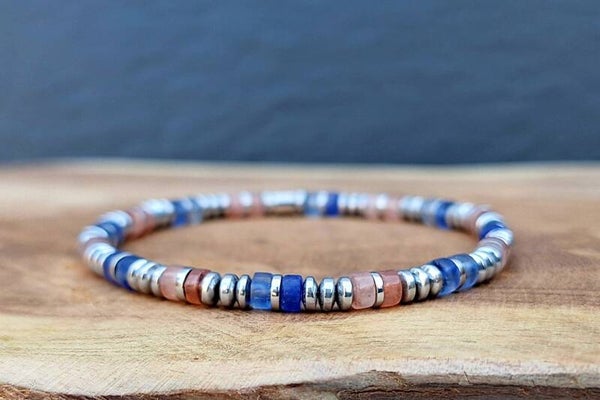 Jade Kristal armband - 4mm DEL