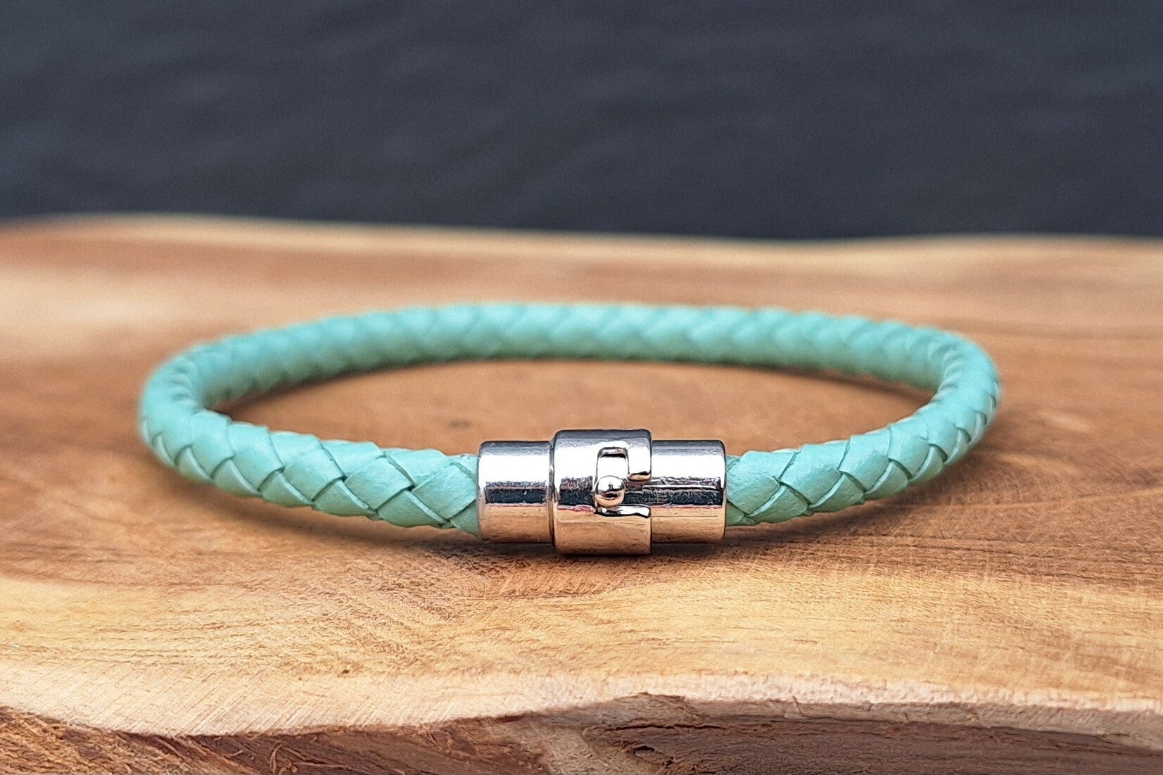 Blakeblue leren armband - 5mm LED