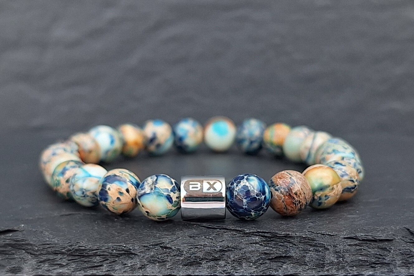 Zee Sediment Jaspis armband - 8mm CL8