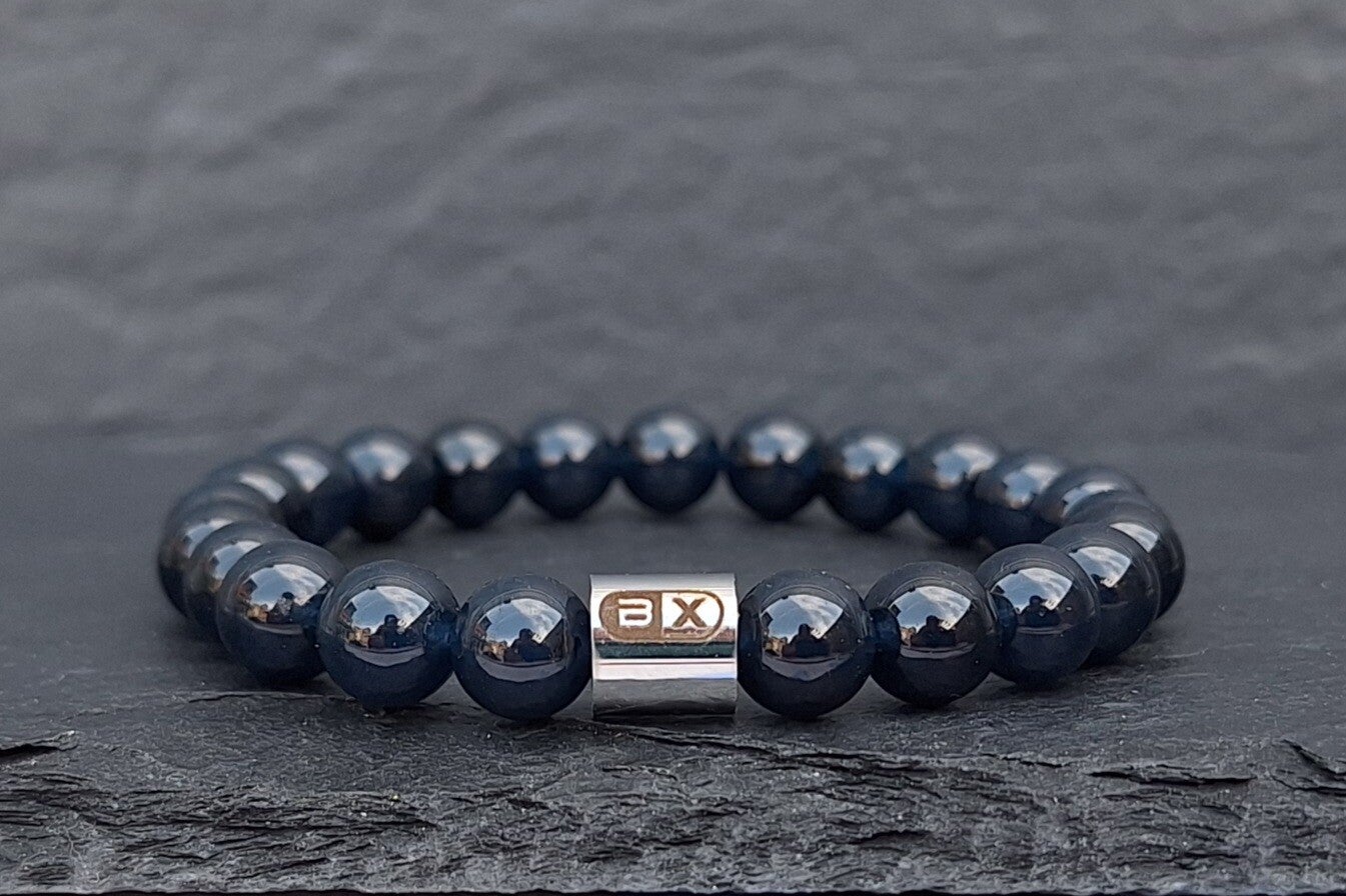 Saffier Jade armband - 8mm CL8