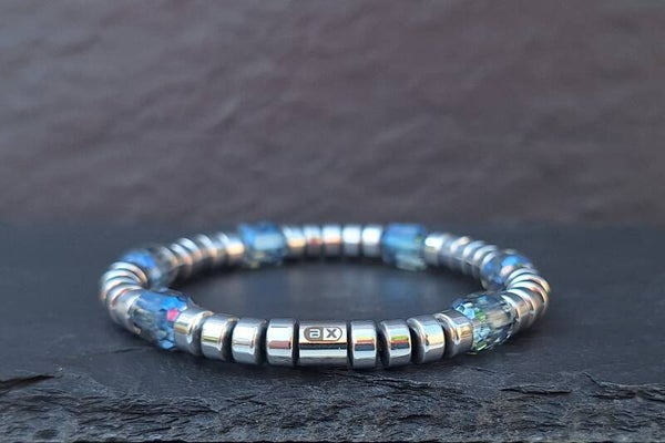 Hematiet Kristal armband - 6mm BOU