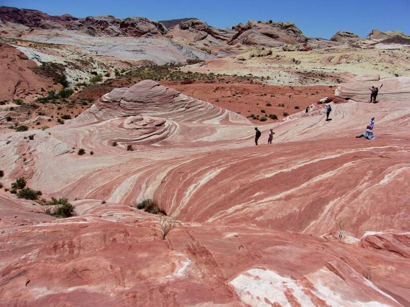 Fire wave in Valley of Fire