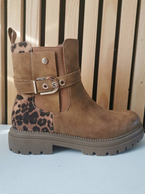 Bottines léopard