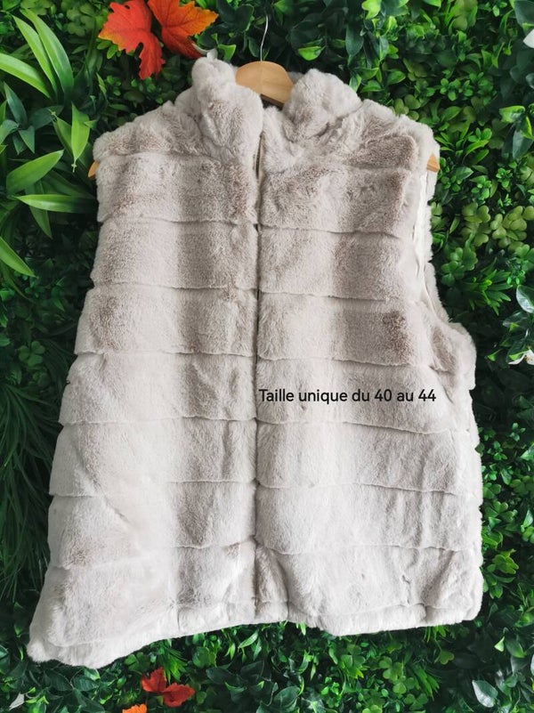 Gilet fourrure