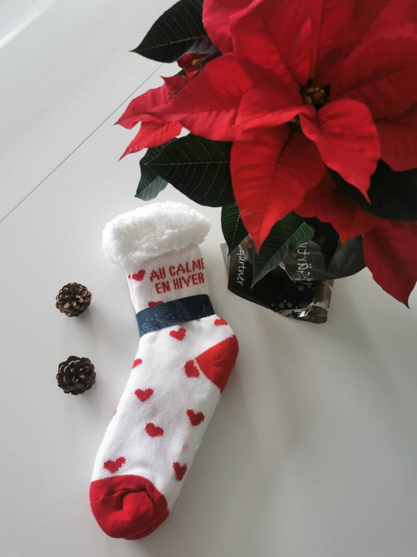 Chaussette Moumoute Au calme en hivers