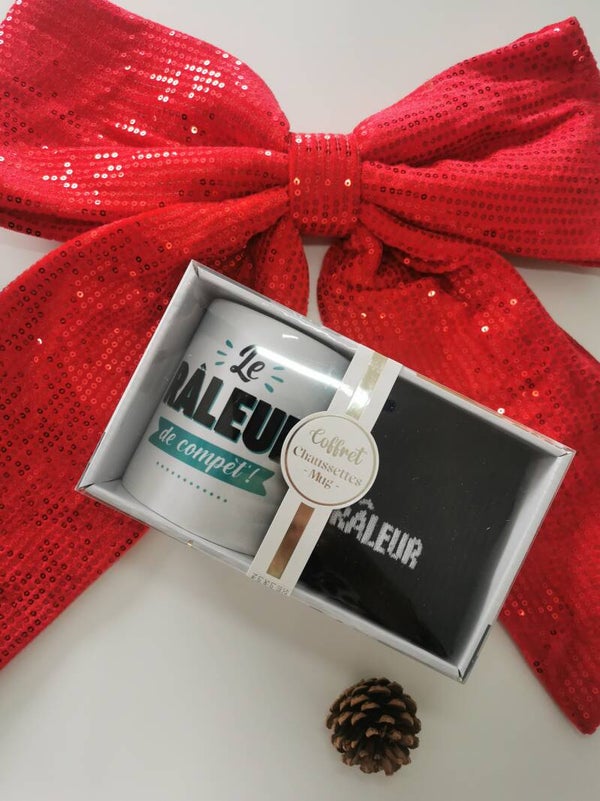 Coffret mug chaussette raleur