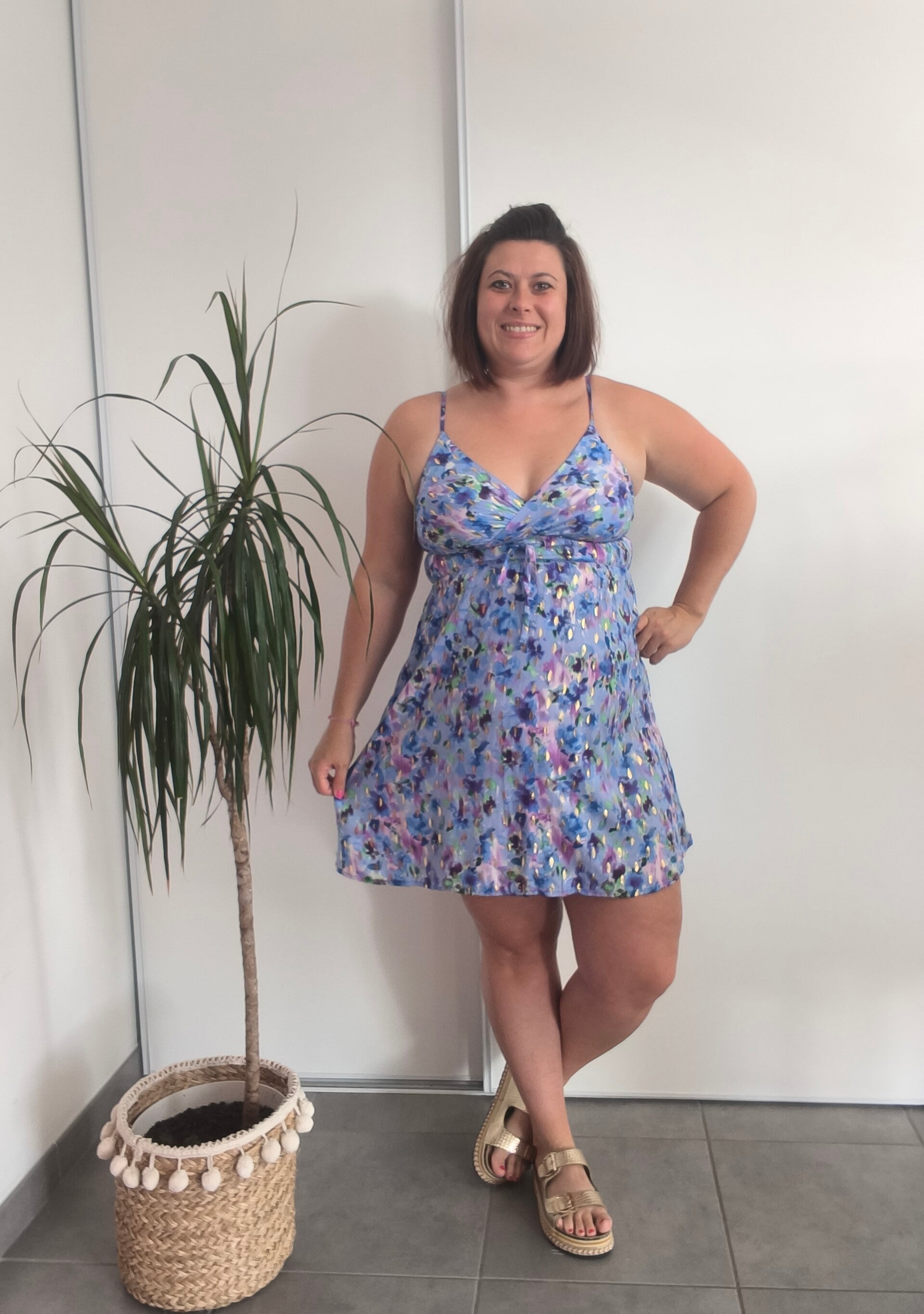 Robe courte Lila