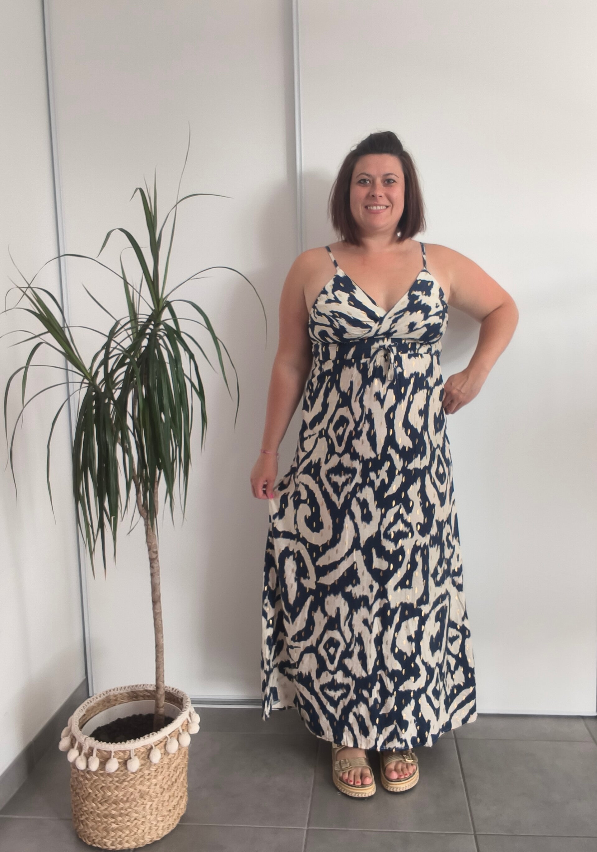 Robe longue Mao