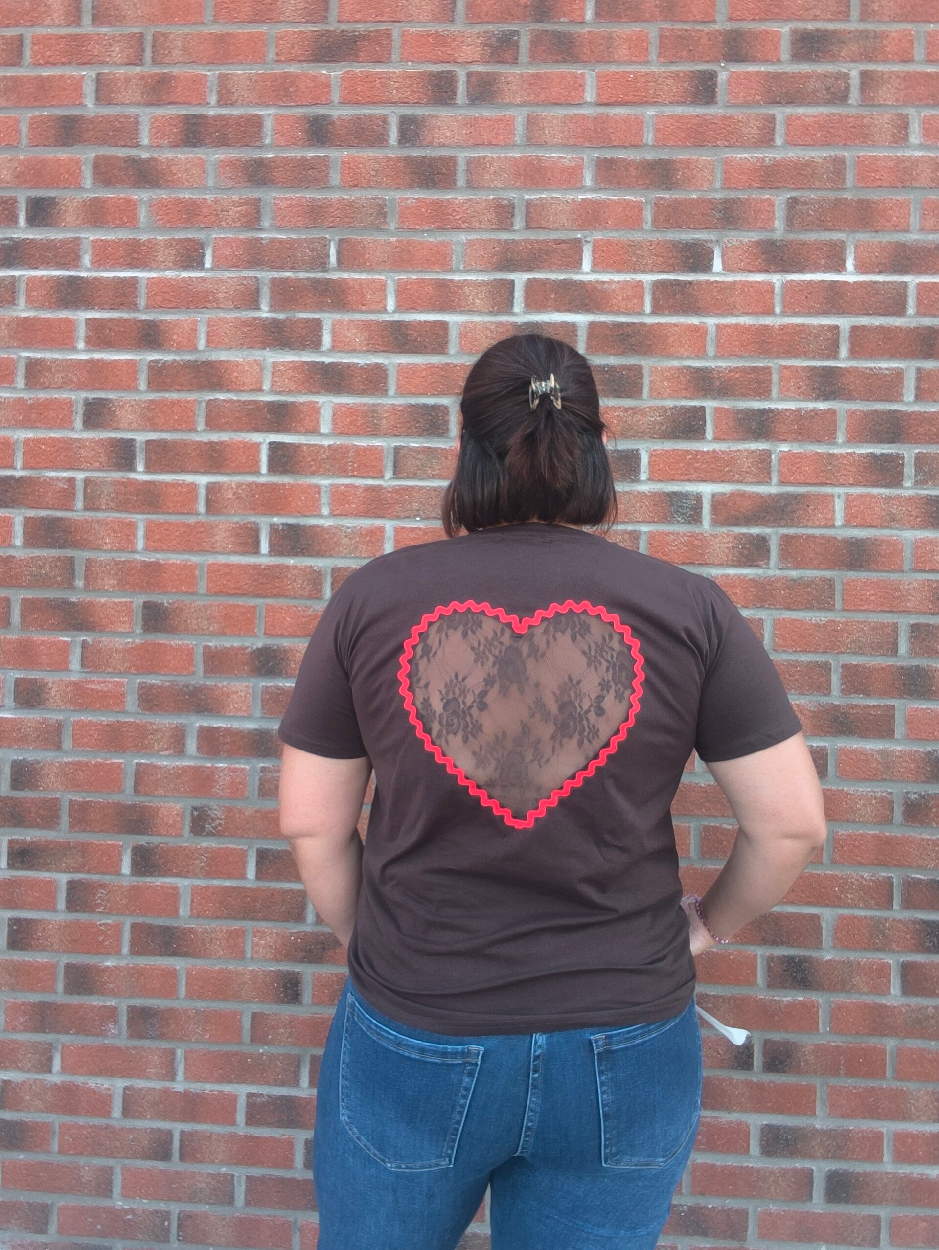 T-shirt coeur choco