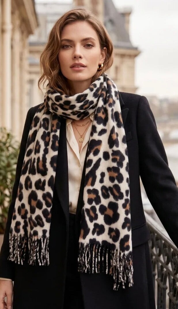 Echarpe leopard