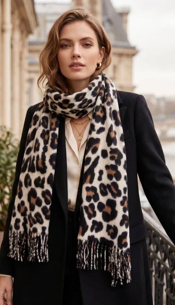 Echarpe leopard