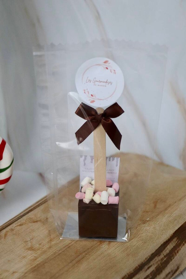 Cuillère pour chocolat chaud - Chocolat Noir Belge