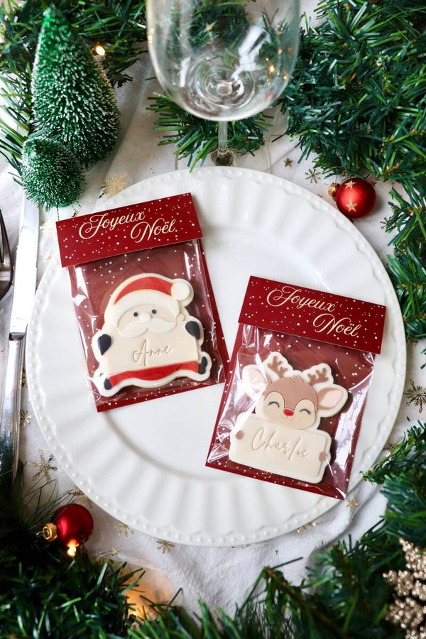 Marque-place de Noël