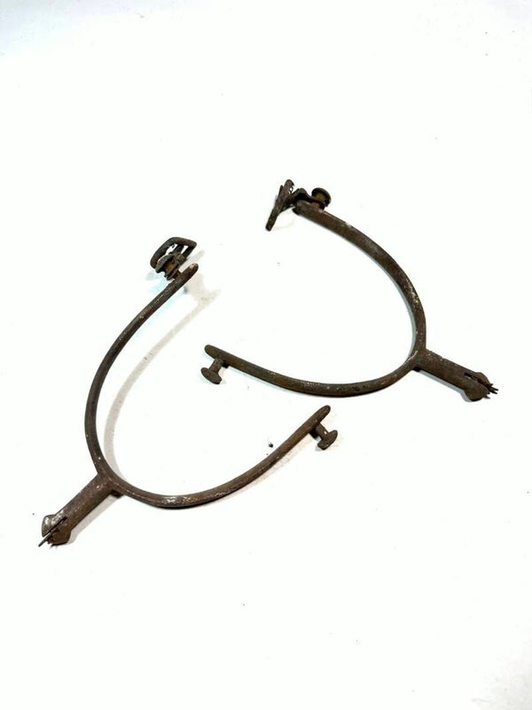 Paire éperons première seconde guerre ww1 ww2 officier infanterie