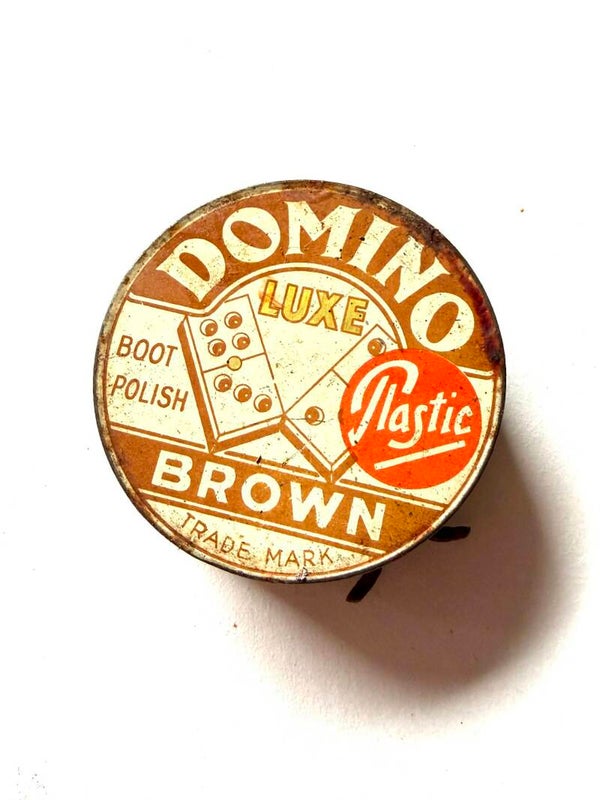 Boite de cirage DOMINO, années 1930 - 1940
