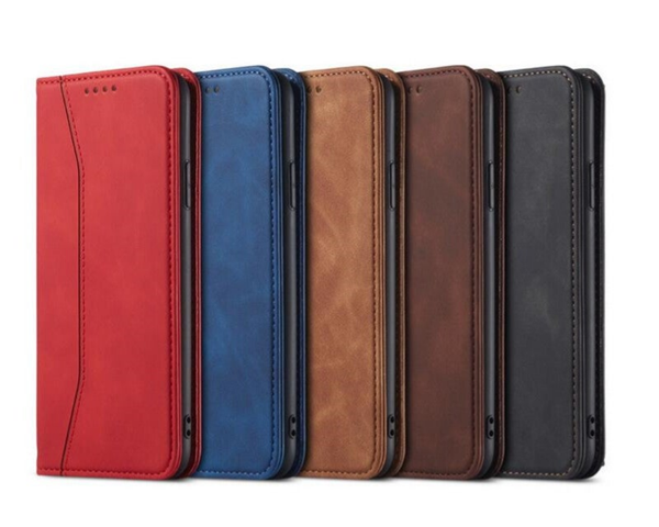 Handy Hülle Samsung Apple iPhone Schutz Klapp Tasche Flip Cover Case Wallet Etui  Magnetverschluss