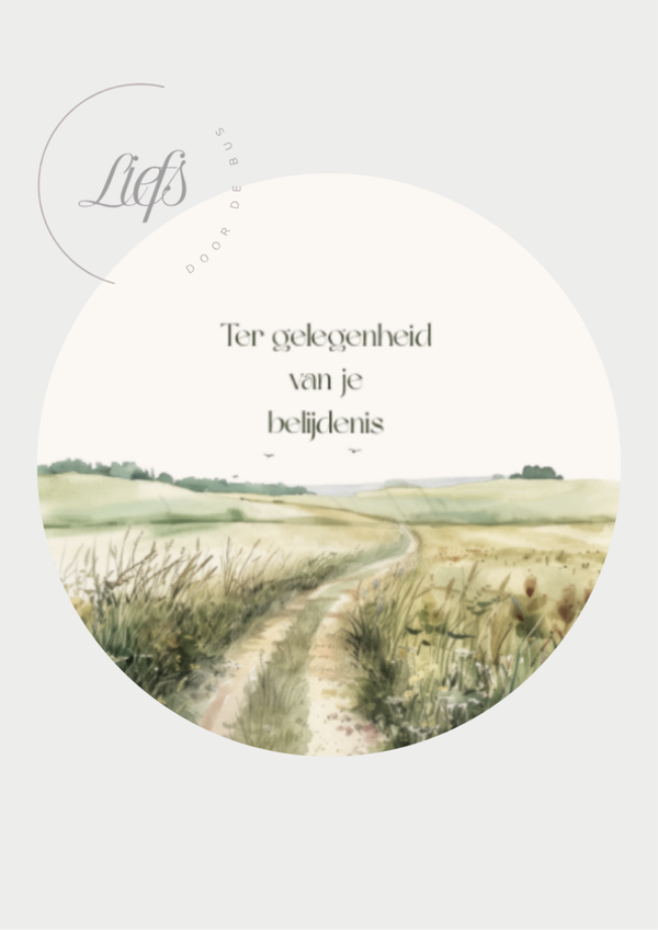 Ter gelegenheid van je belijdenis