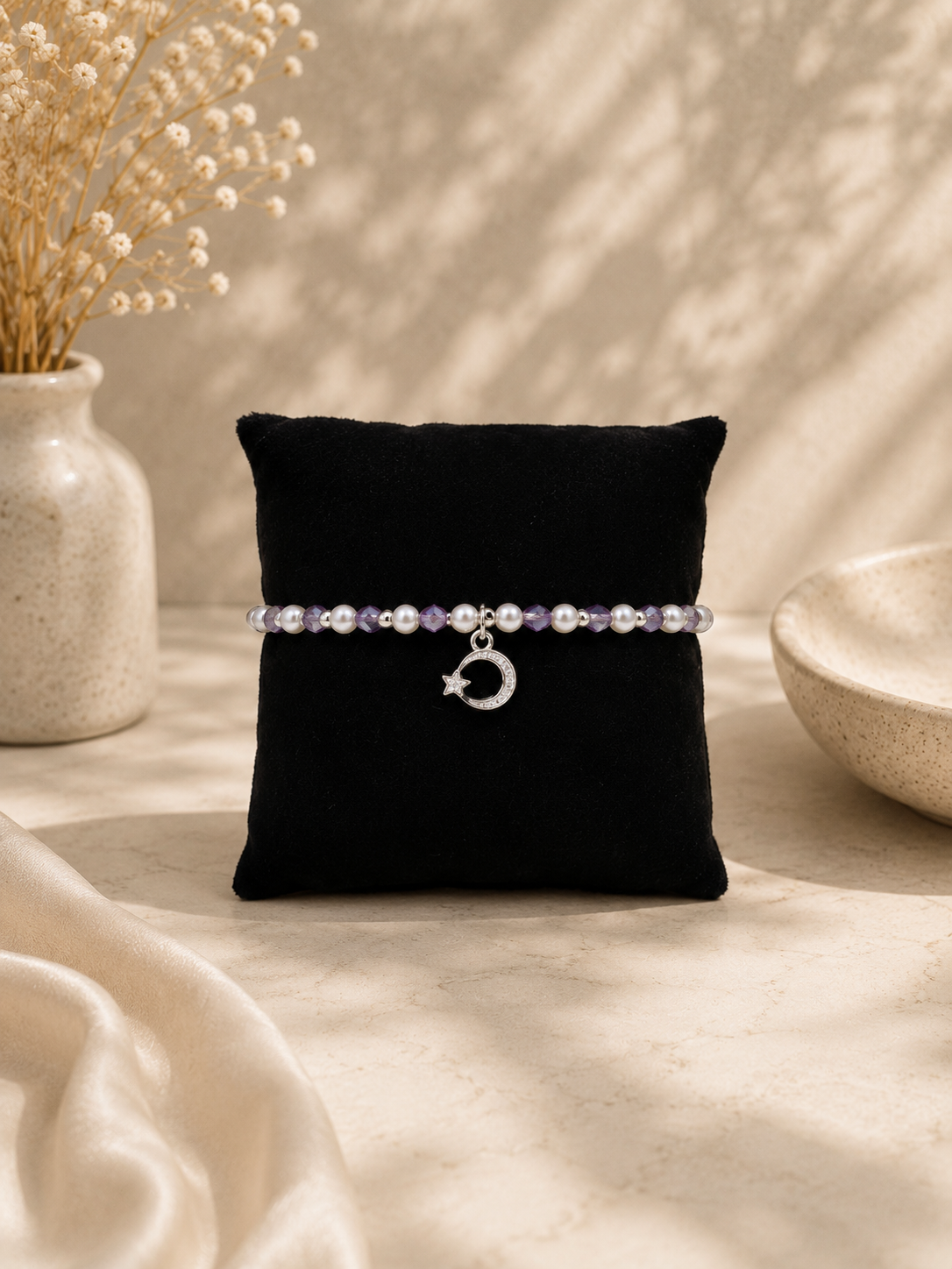 Evening collectie Amethyst Glow - Armband